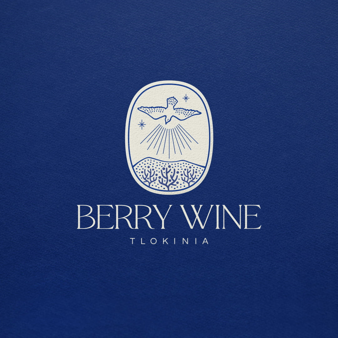 Berry Wine Tlokinia projekt logo branding
