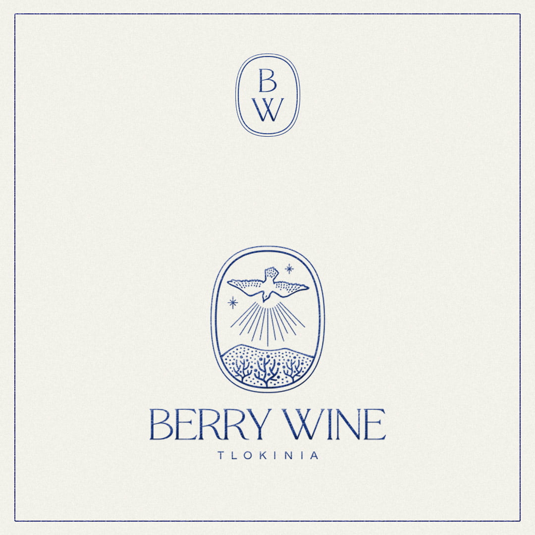 Projekt logo Berry Wine ikona